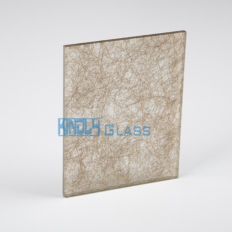 Gold Silk EVA  Laminated Glass 